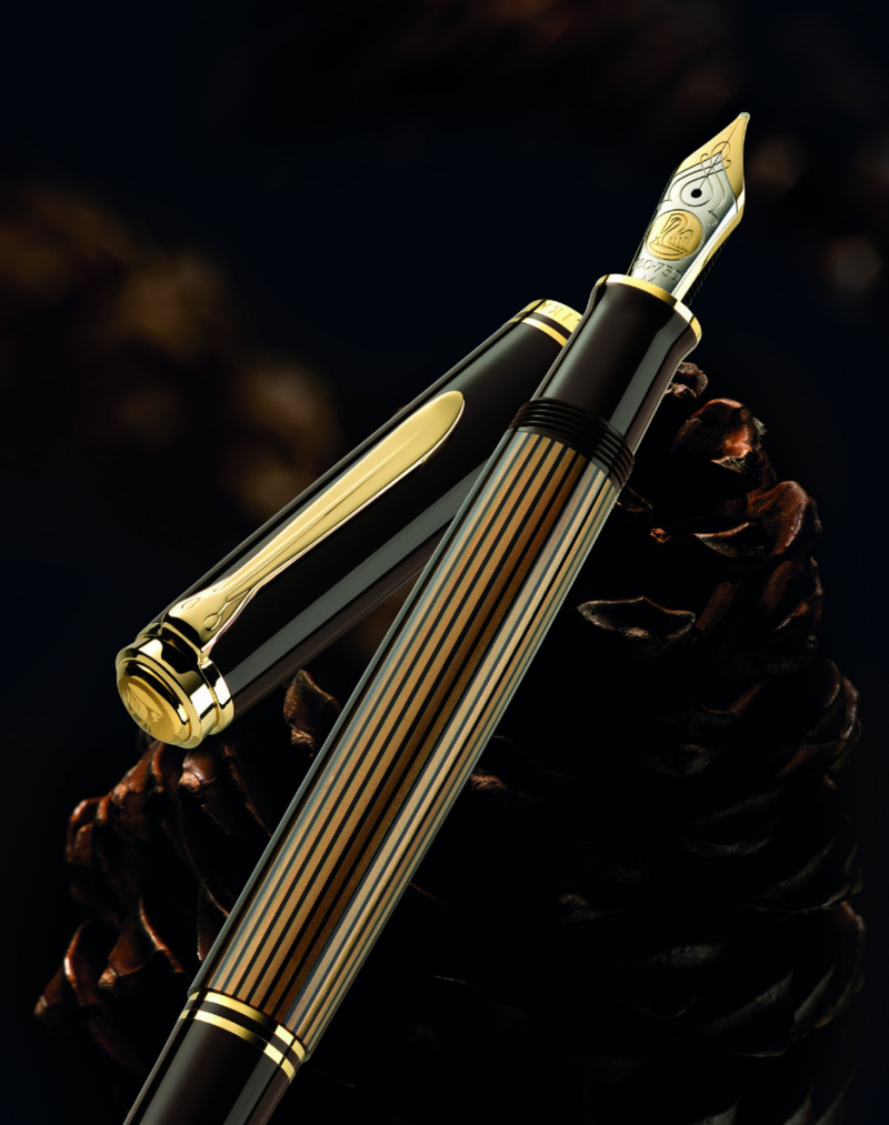 Pelikan Souveran M800 Special Edition Brown Black Fountain Pen
