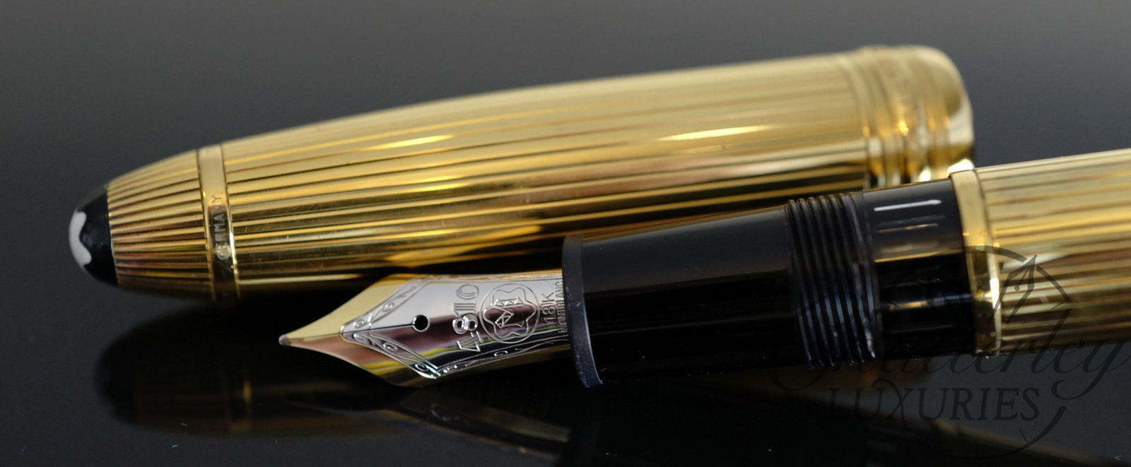 Montblanc Yellow Gold Solitaire LeGrand Fountain Pen