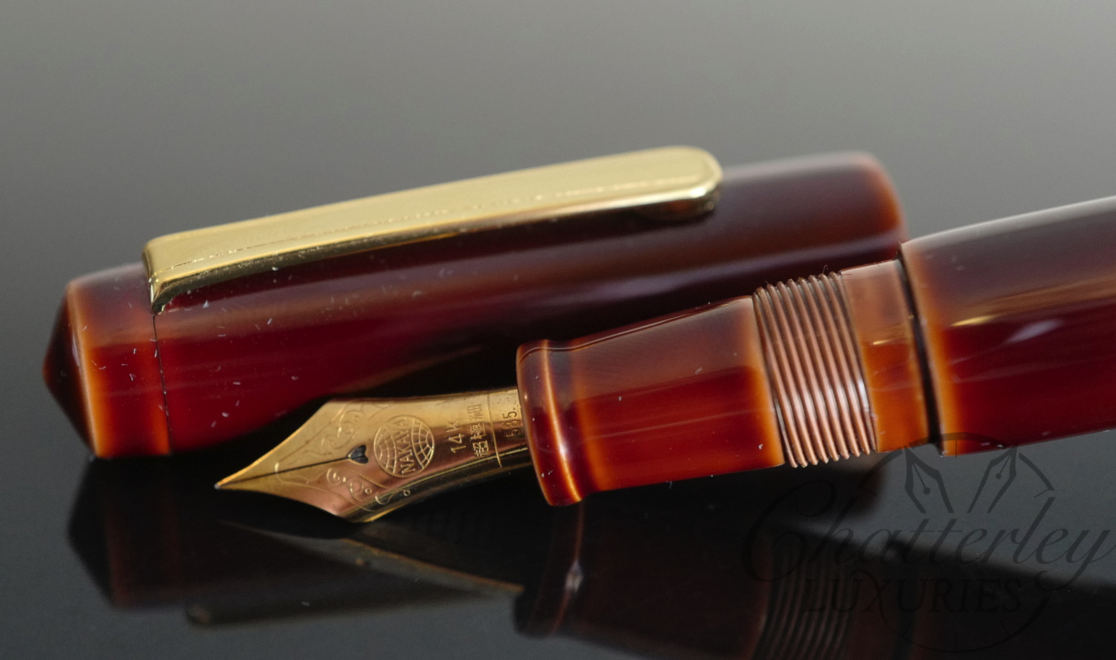 Nakaya Naka-Ai Writer 25th Anniversary Toki-Tamenuri Limited Edition Fountain Pen