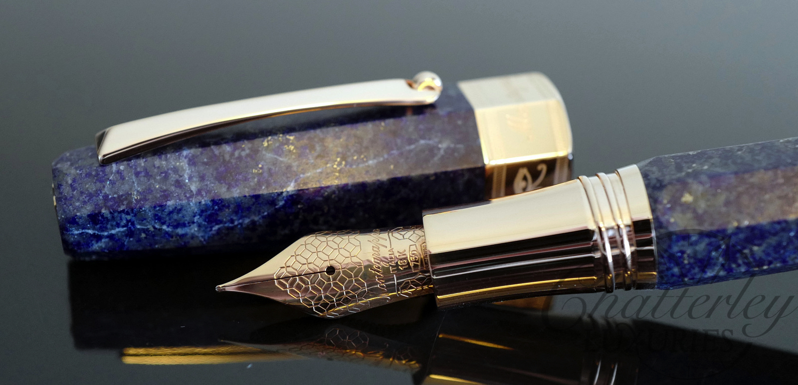 Montegrappa Extra Otto Sapphirus lapis lazuli Limited Edition Fountain Pen