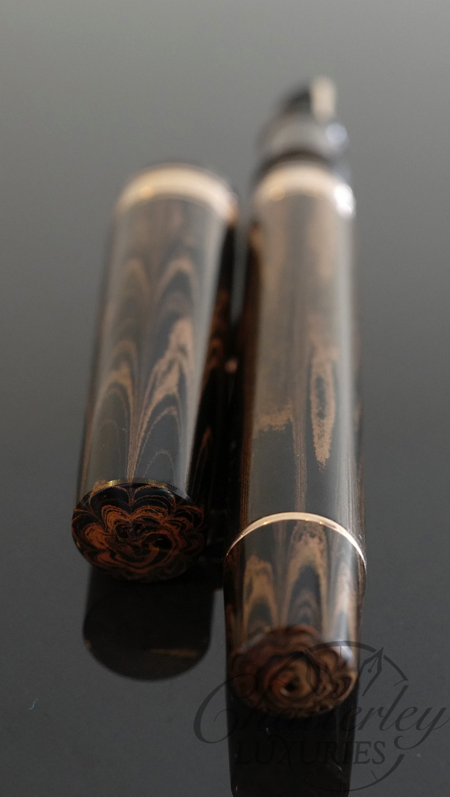 Chatterley/Armando Simoni Club "Mocha" Oversized Bologna Ebonite Fountain Pen - Image 4