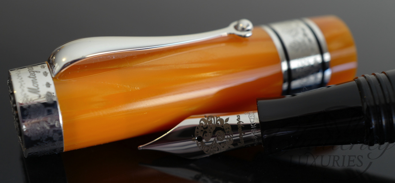 Closeout - Montegrappa Duchess Of York Forest (Autumnal Leaf Orange) Limited Edition Fountain Pen