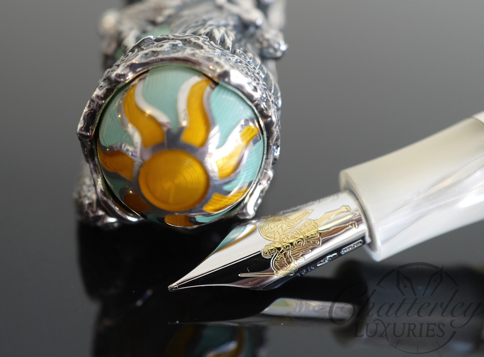 Closeout-Montegrappa My Guardian Angel Limited Edition Fountain Pen