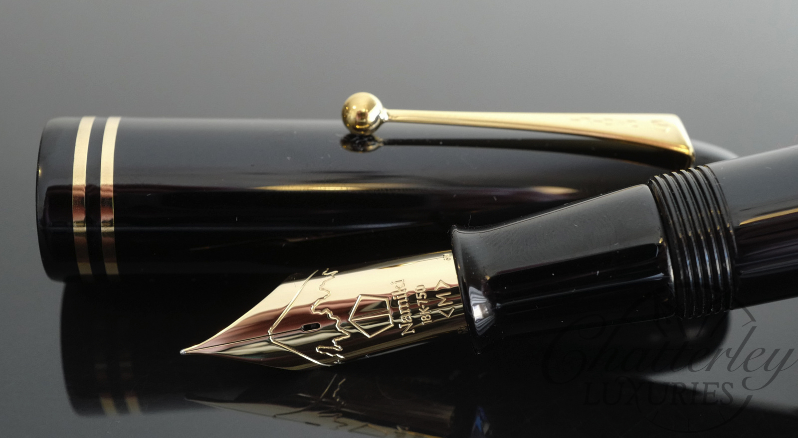 Namiki by Pilot Emperor Black with Rings Fountain Pen