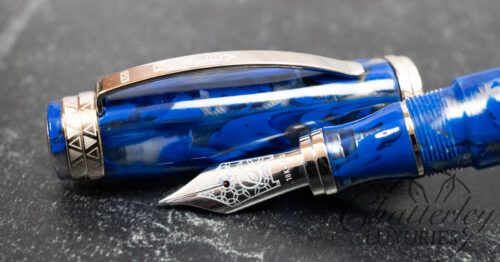 Bexley Art Deco Triangles Florida Blue Key West Limited Edition Fountain Pen