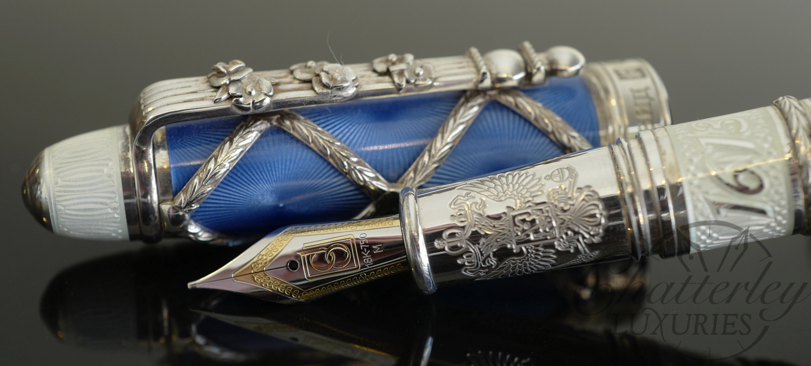 David Oscarson Russian Imperial Light Blue Limited Edition Fountain Pen