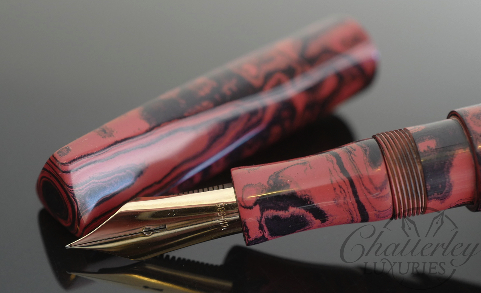 Newton for Chatterley Prospector in Ebonite Fountain Pen - Image 18