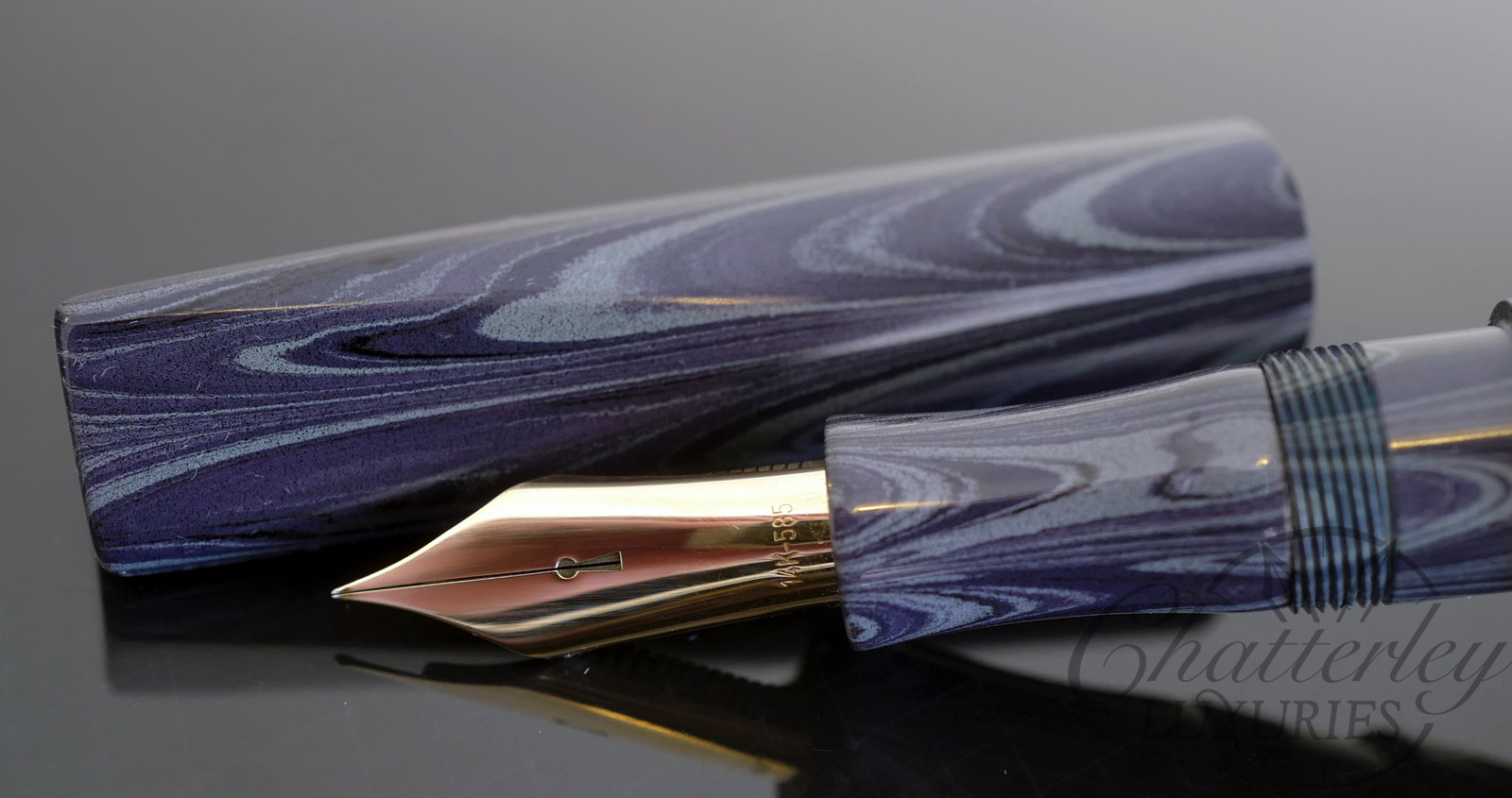 Newton for Chatterley Prospector in Ebonite Fountain Pen - Image 4