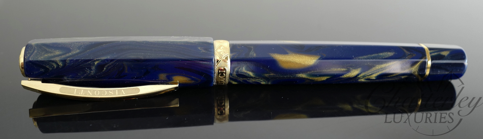 Visconti Medici Dynasty Maxi Oversized Blue Imperiale Fountain Pen - Image 2