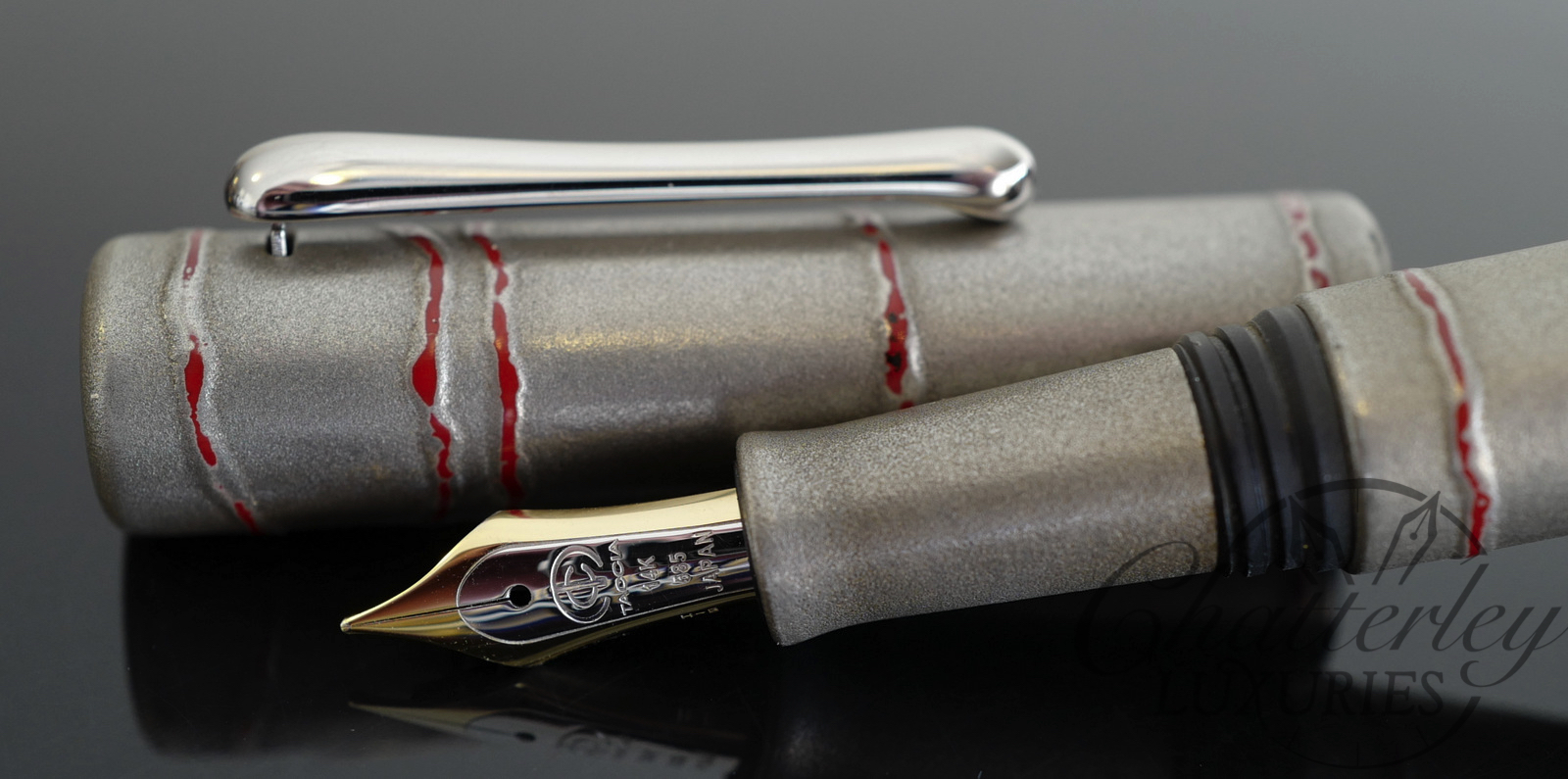 Taccia Limited Edition Wajima Winter Birch Fountain Pen #01/50