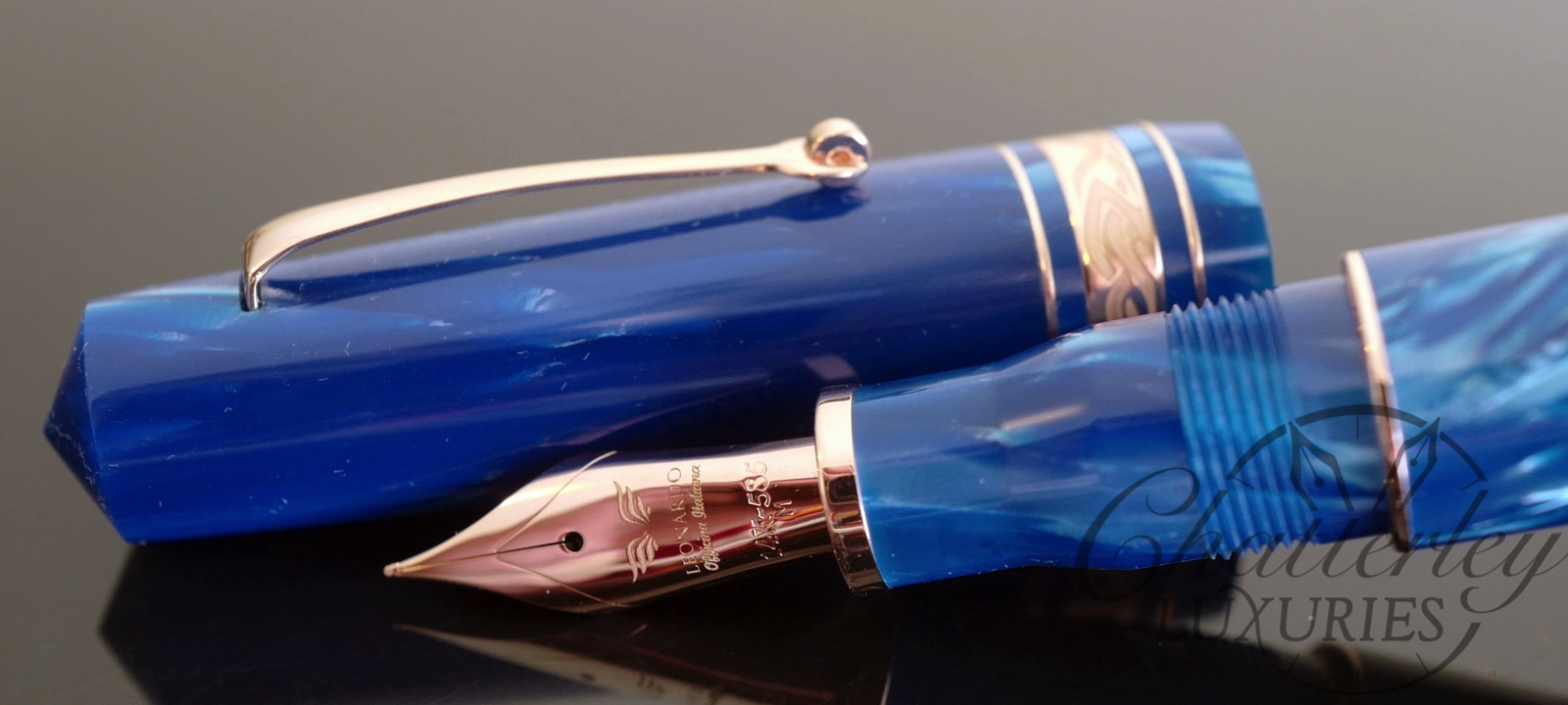 Leonardo Momento Zero Grande "Tribal" Mediterranean Celluloid Fountain Pen