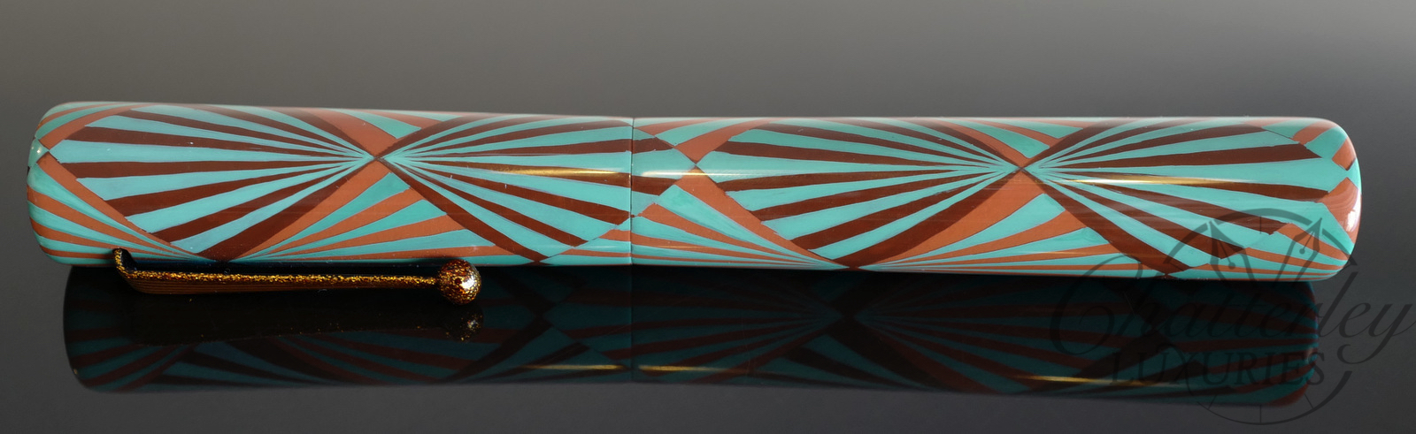 Flash Sale - AP Limited Edition "Bespoke" Russian Lacquer Art Deco Fountain Pen - Image 2