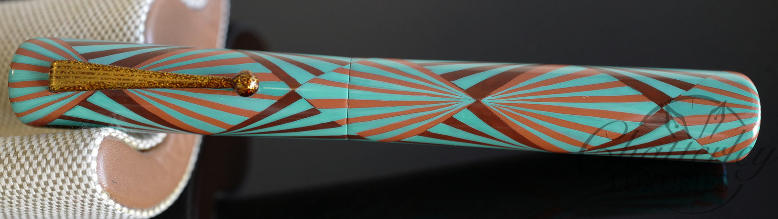 Flash Sale - AP Limited Edition "Bespoke" Russian Lacquer Art Deco Fountain Pen - Image 4
