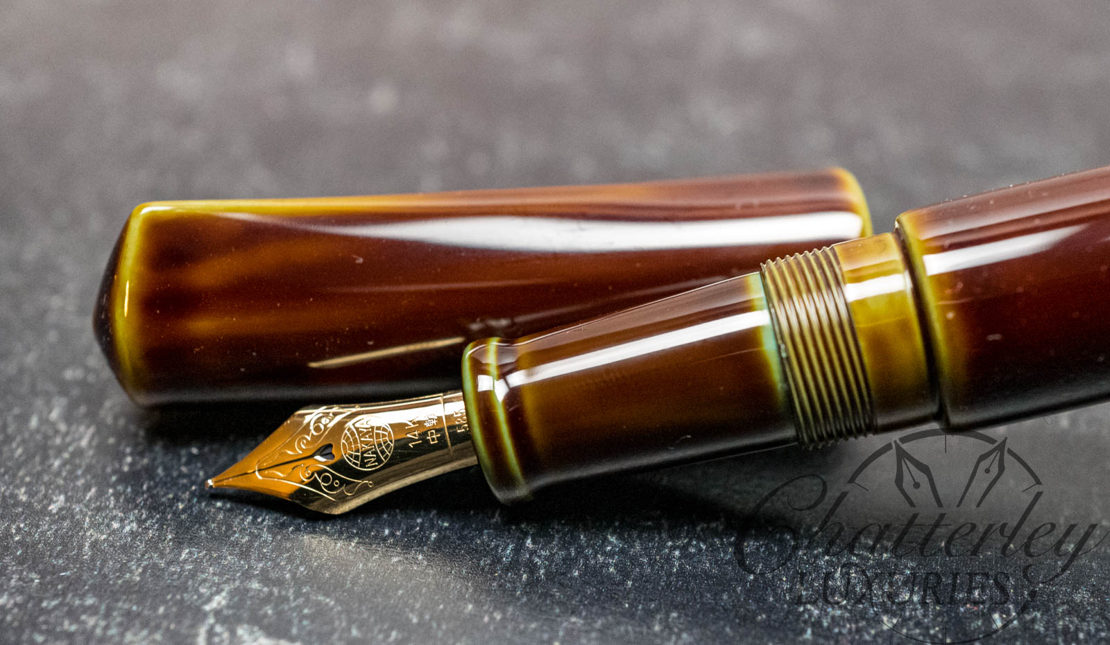 Nakaya Dorsal Fin Version 2 Heki-tamenuri Fountain Pen