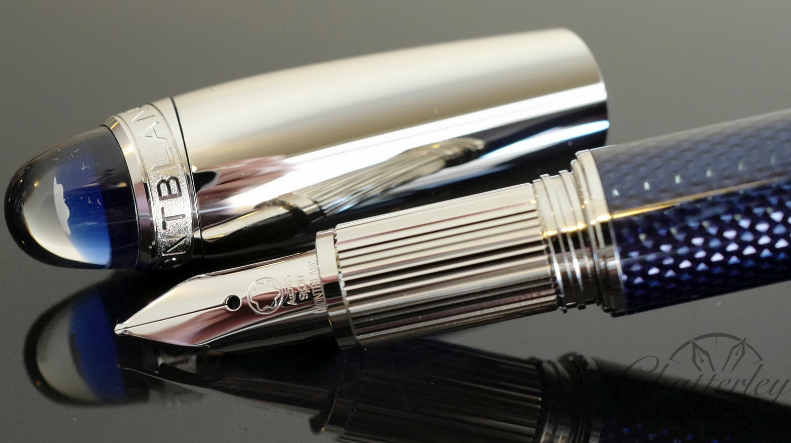 Montblanc Starwalker Doué Blue Planet Enamel Fountain Pen