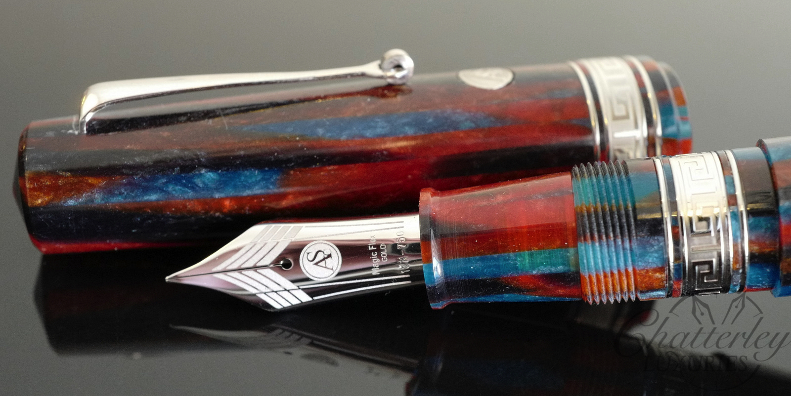 Armando Simoni Club Blue Southwest Celluloid Limited Edition Fountain Pen