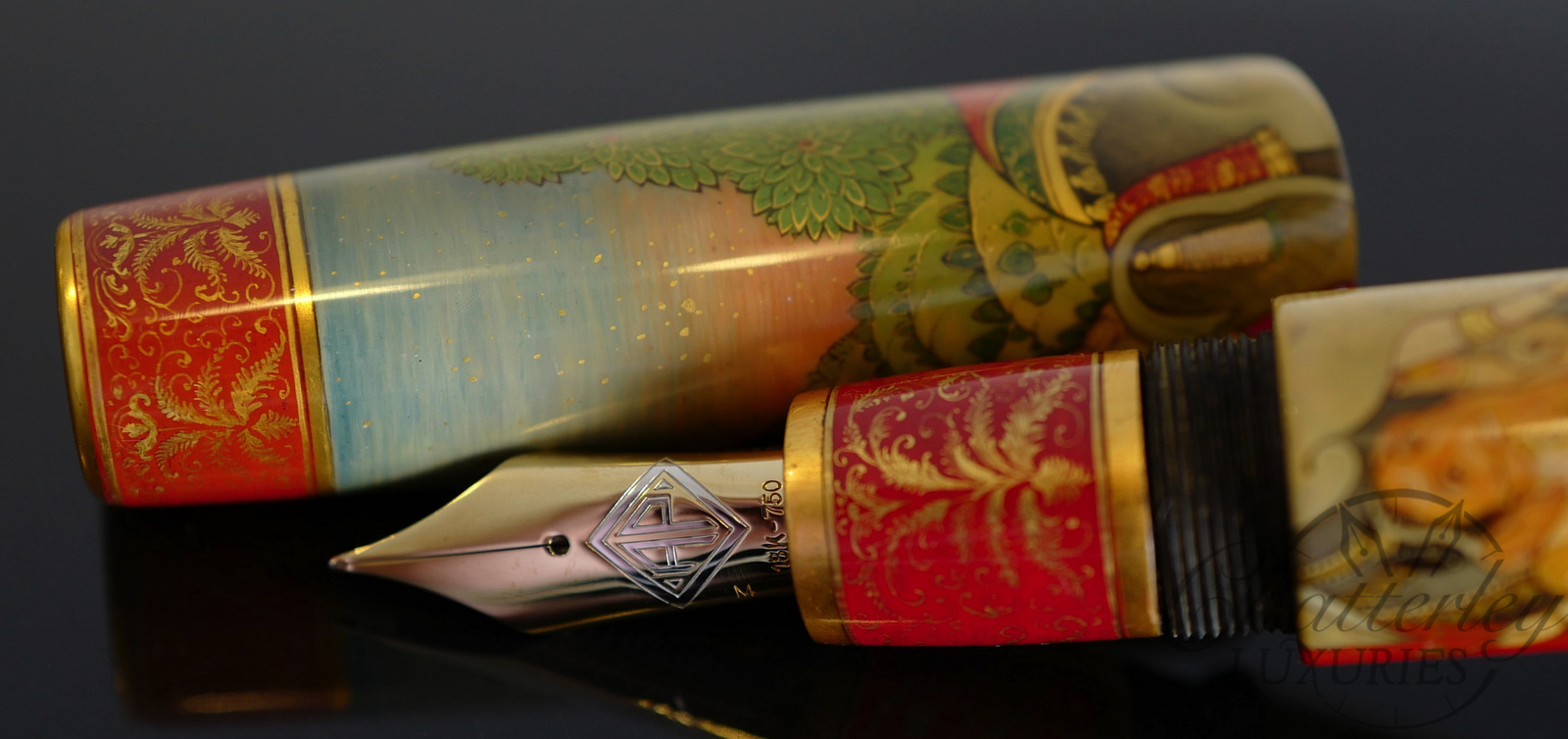 AP Limited Edition The Baby Ganeshi Russian Lacquer Fountain Pen