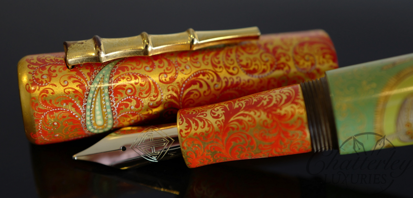 Flash Sale - AP Limited Edition The Dancing Ganeshi Russian Lacquer Fountain Pen