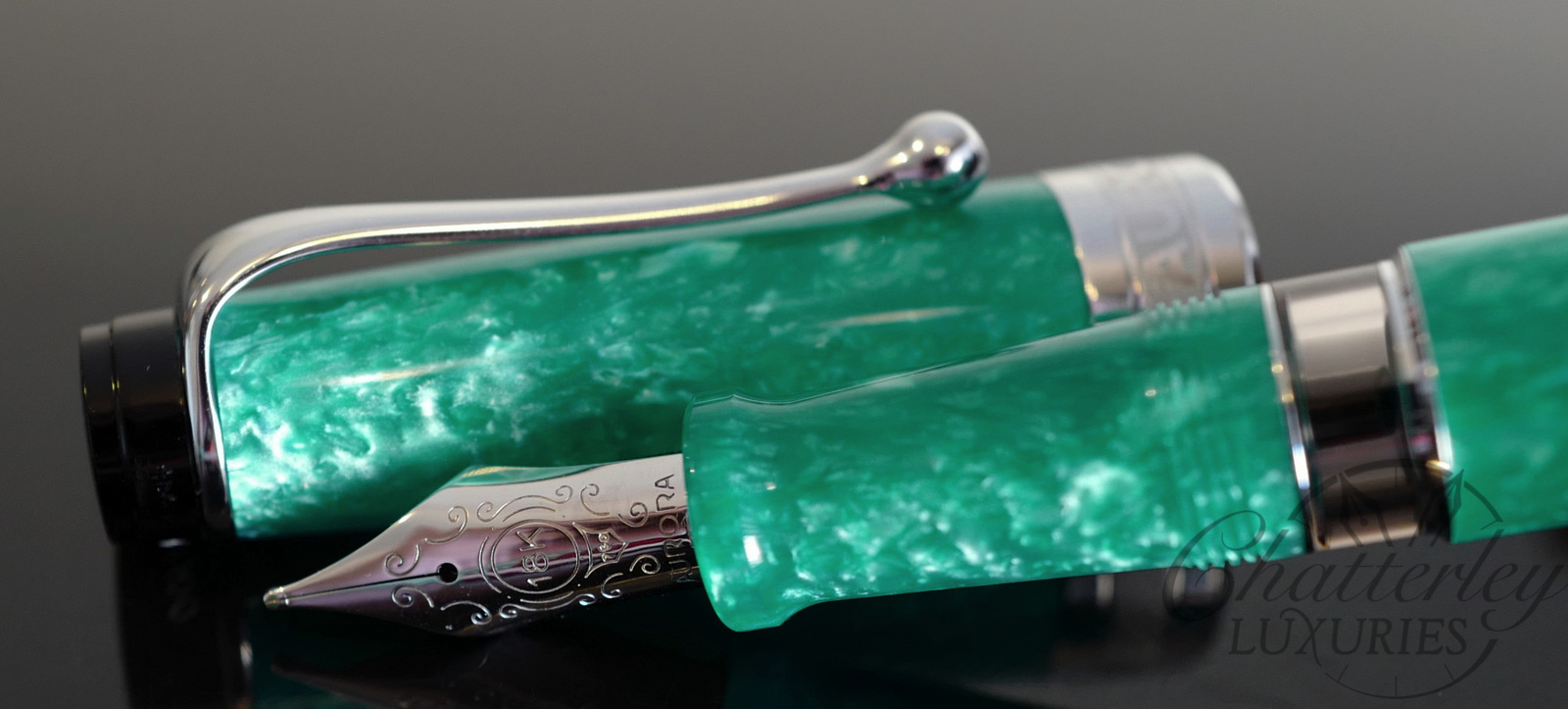 Aurora Optima Giada Limited Edition Fountain Pen