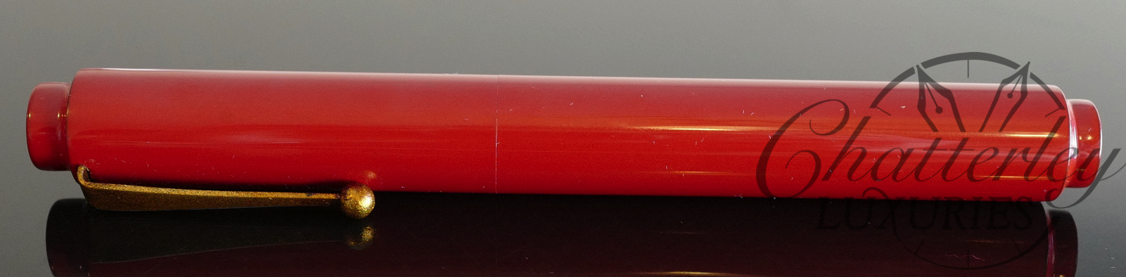 AP Limited Editions "The Apprentice" Urushi Red Fountain Pen with Painted Clip - Image 2