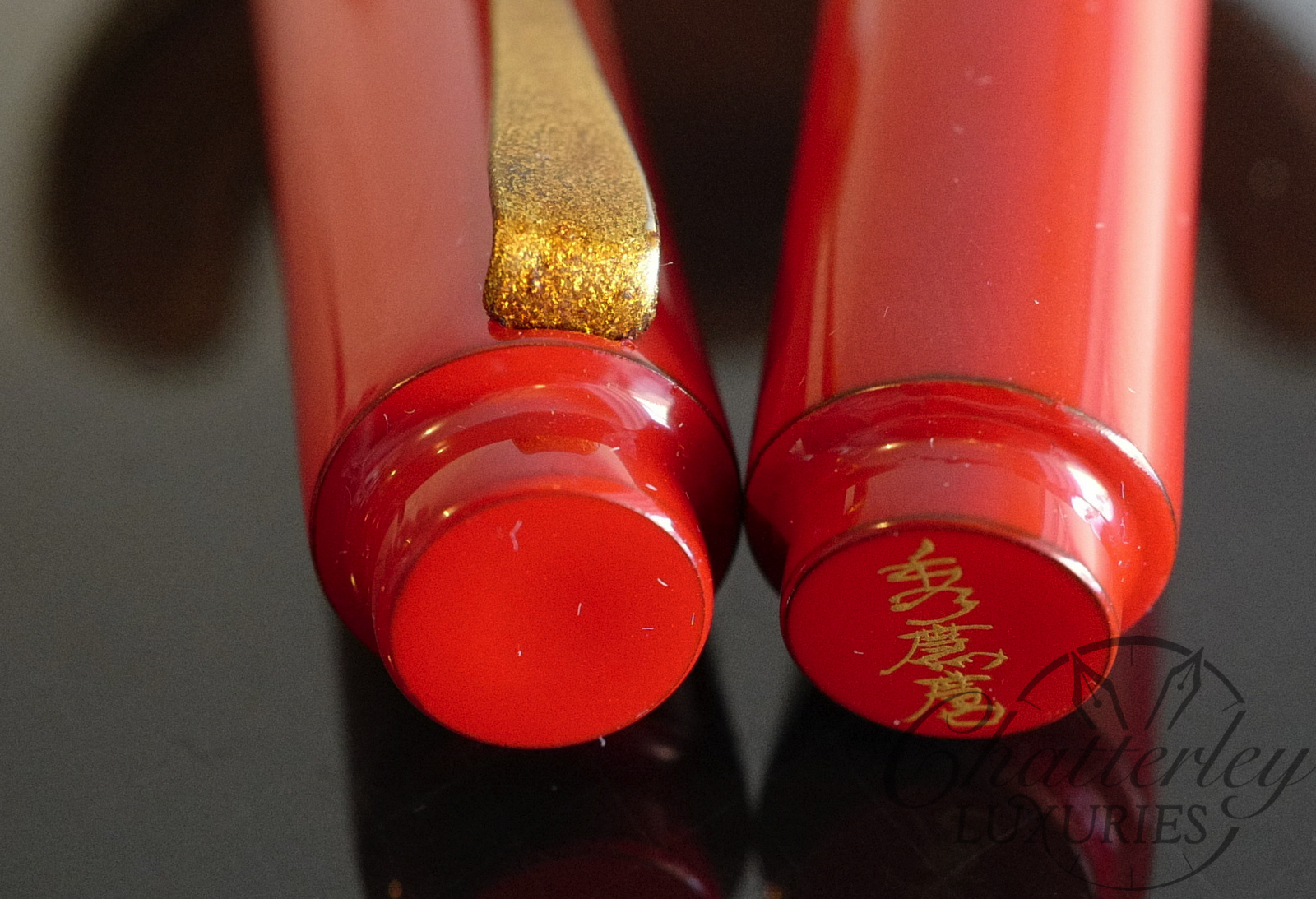 AP Limited Editions "The Apprentice" Urushi Red Fountain Pen with Painted Clip - Image 3