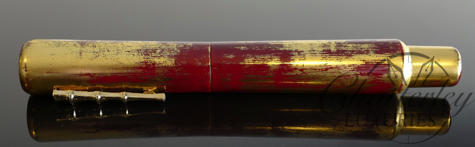 AP Limited Editions Urushi Red/Gold Foil Prototype Fountain Pen - Image 2