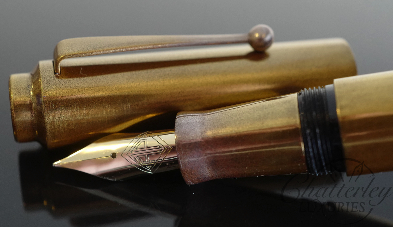 AP Limited Editions "The Apprentice" Maki-e Gold/Silver Shaded Fountain Pen