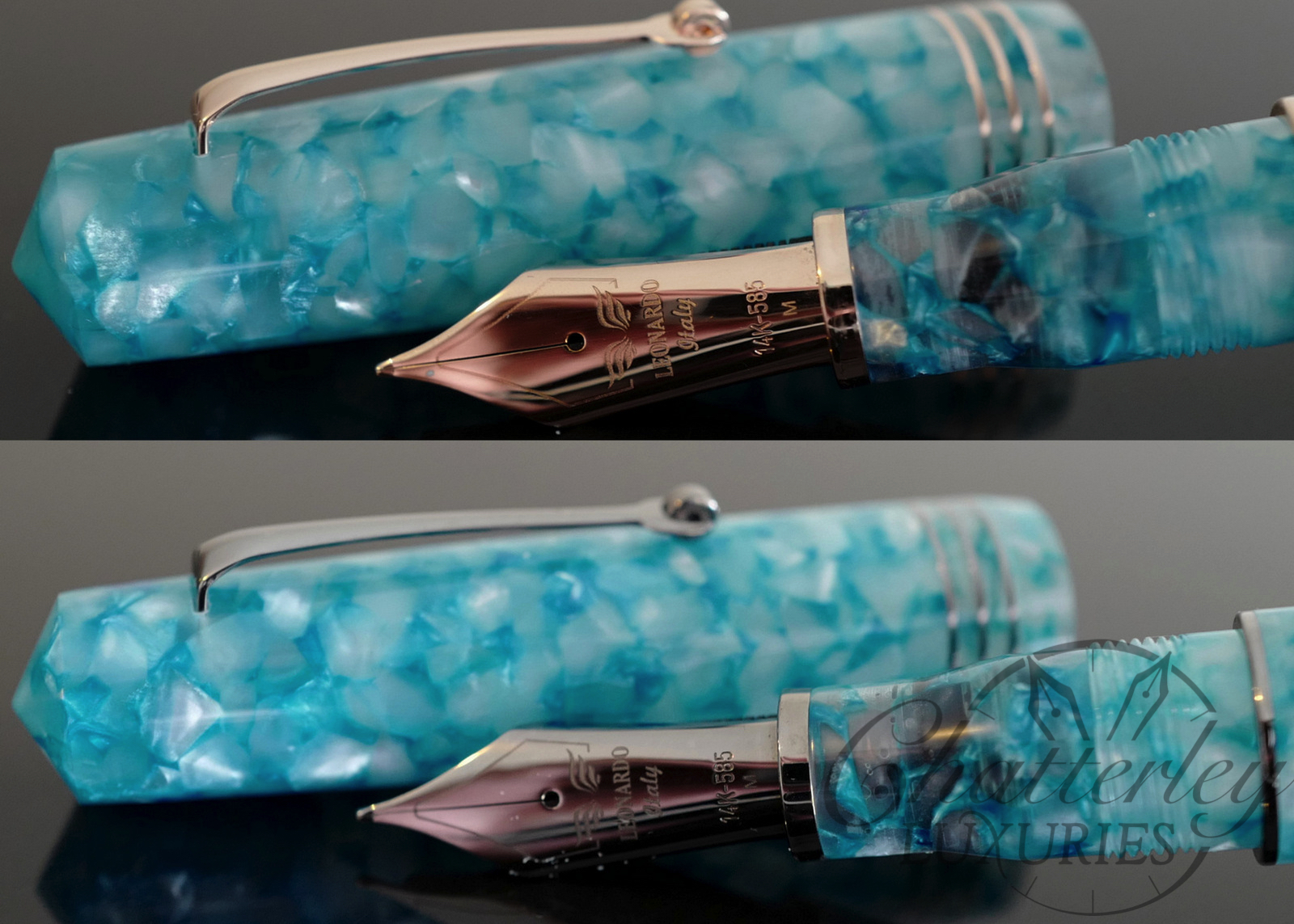 Leonardo Momento Zero Grande Fiordacqua Fountain Pen With #8 Nib