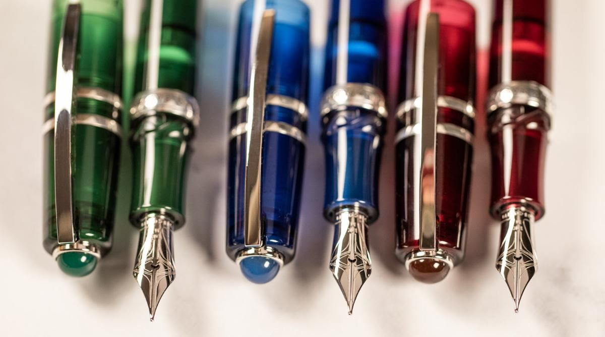 Visconti Homo Sapiens Demo Stones Fountain Pen Collection
