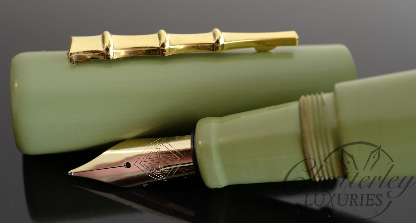AP Limited Editions Urushi Sage Green Fountain Pen