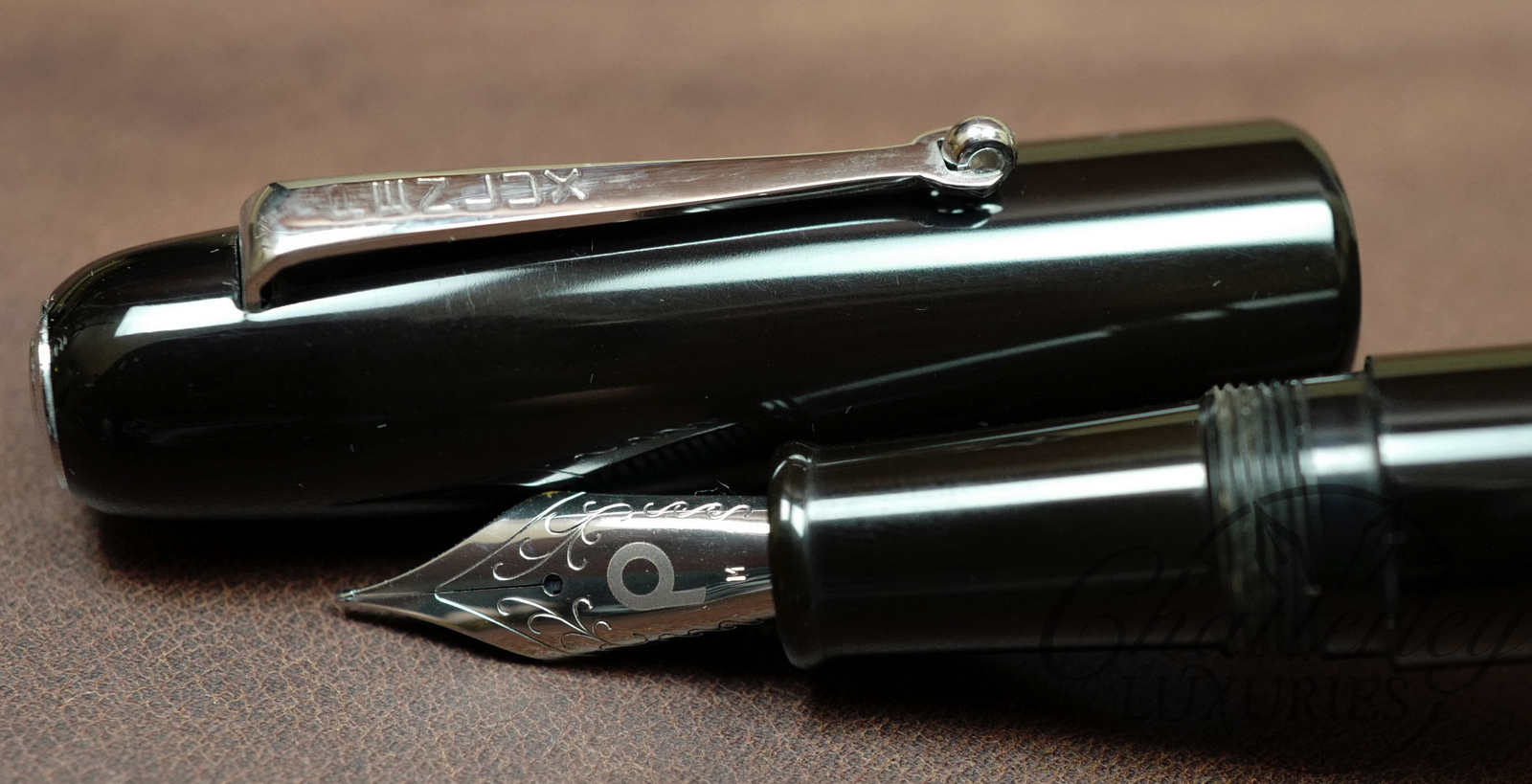 Penlux RAW King Black Ebonite Classico Fountain Pen