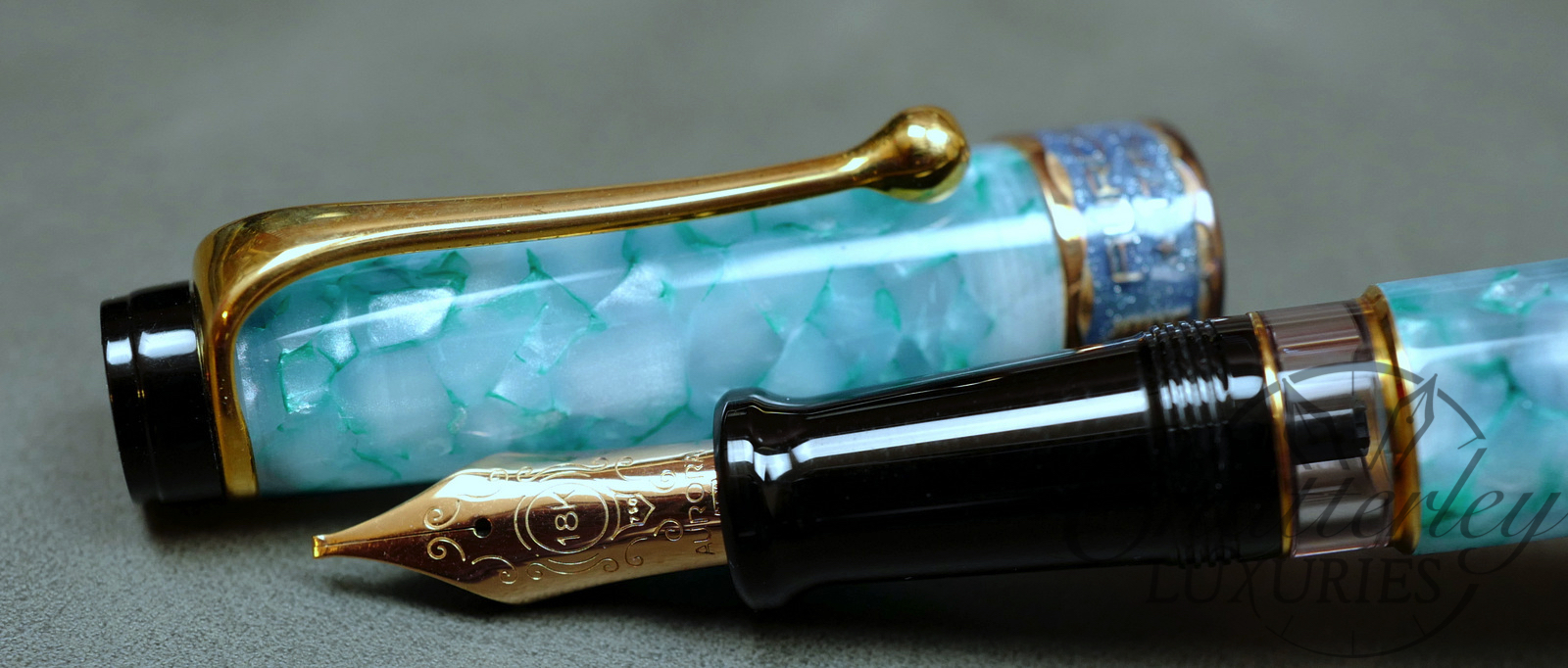 Aurora (Sun Moon Lake II) Sunset on the Blue Lakeshore in the Evening Limited Edition Fountain Pen