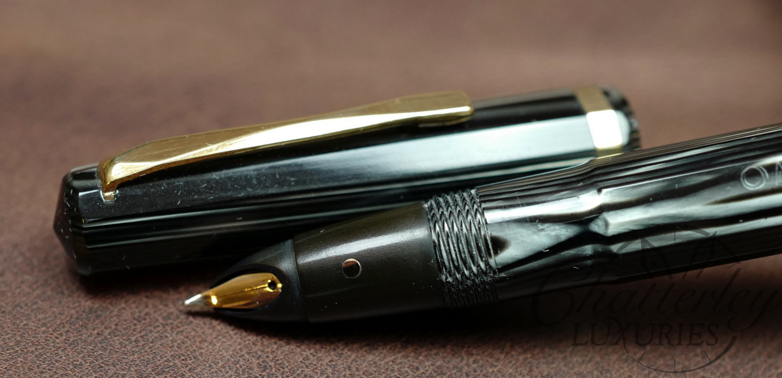 Omas 361  Slim Arco Gray celluloid Fountain Pen