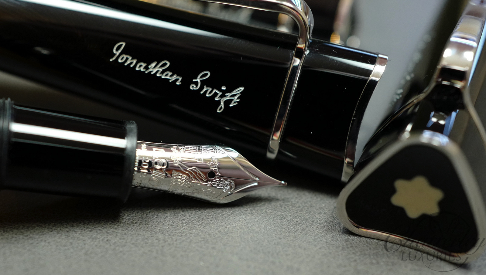 Montblanc Writers Edition Jonathan Swift Fountain Pen, Rollerball and Pencil Set