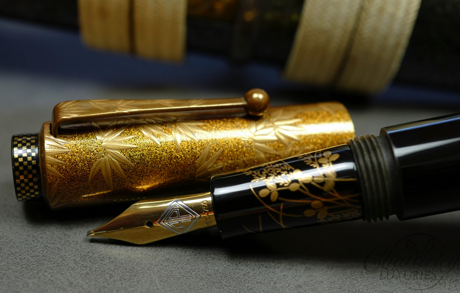 AP Limited Editions Autumn Flowers and Bamboo Fountain Pen