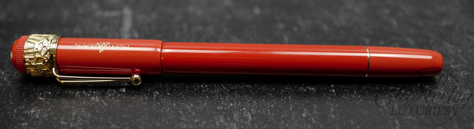 Montblanc Heritage Collection Rouge et Noir Spider Metamorphosis Special Edition Coral Fountain Pen - Image 2