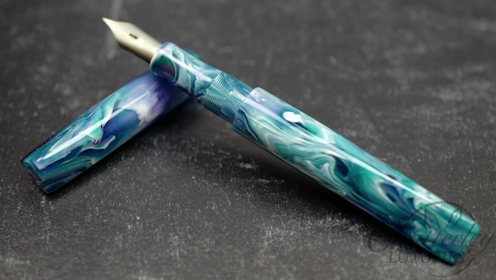 Newton for Chatterley Prospector in Primary Manipulation "Sea Glass" Fountain Pen - Image 7