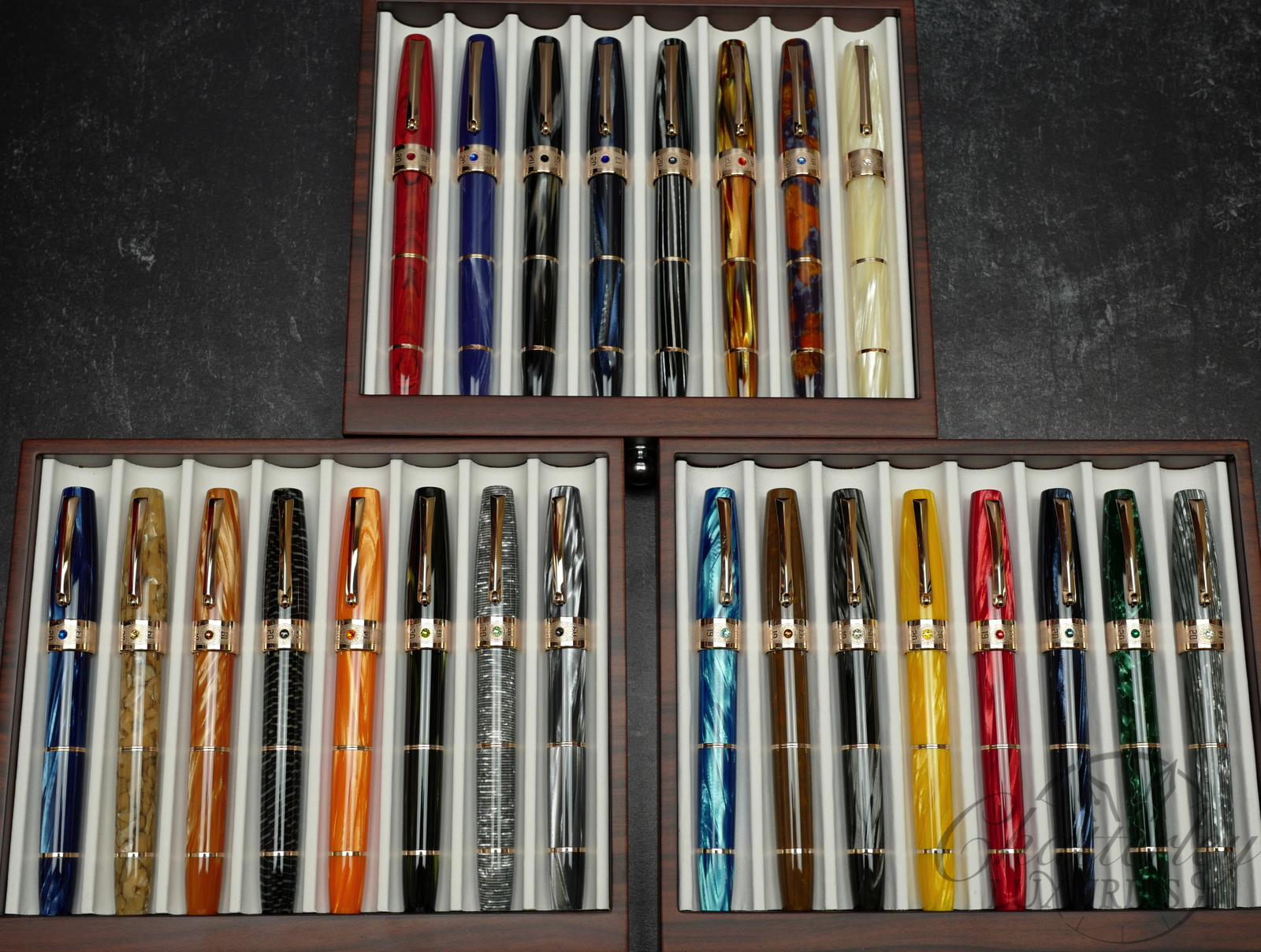 Chatterley Montegrappa Legacy Extra Grande Celluloid Limited Edition Power Push Fountain Pen