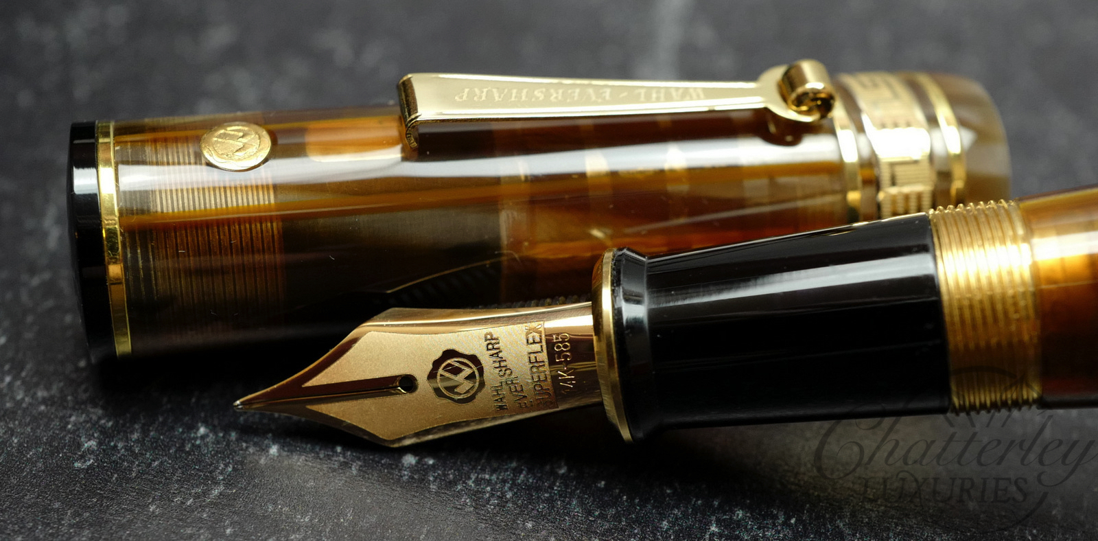 Wahl Eversharp DECOBAND Gold Seal Oversized Savanna Limited Edition Fountain Pen