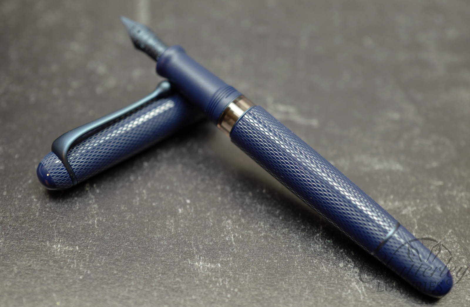 Aurora 88 Guilloche Blue Mamba Limited Edition Fountain Pen - Image 3