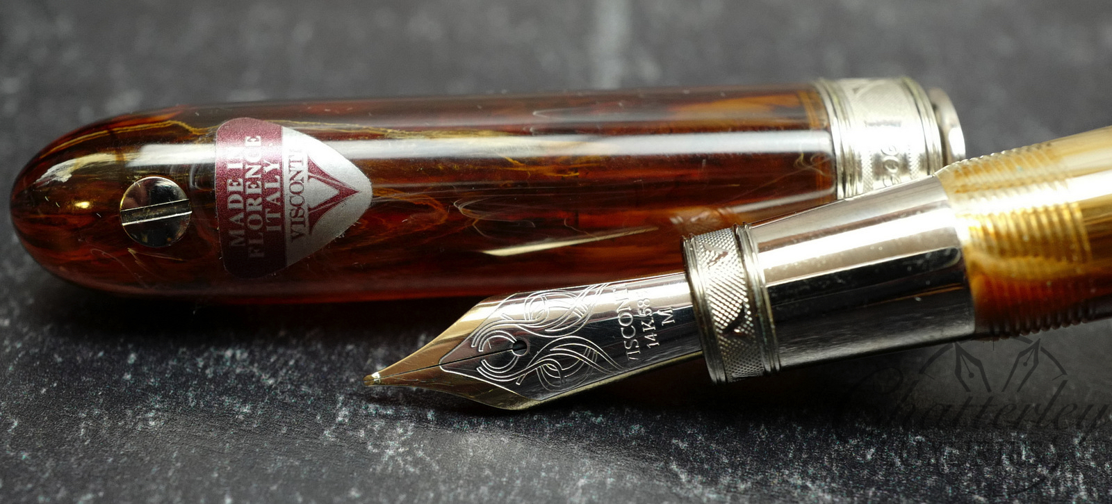 Visconti Van Gogh Maxi Turtle Brown Demonstrator Fountain Pen