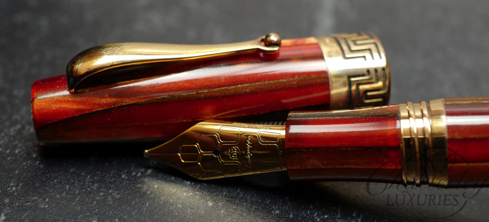 Chatterley Montegrappa Extra Colori Di Bassano Del Grappa 'Montegrappa Red' Fountain Pen