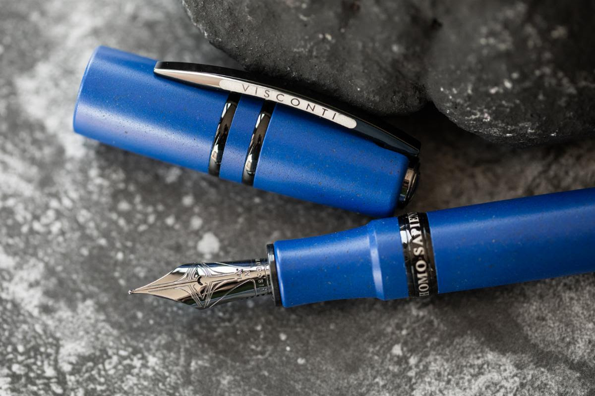 Visconti Homo Sapiens Lava Color Blue Ultramarine Fountain Pen