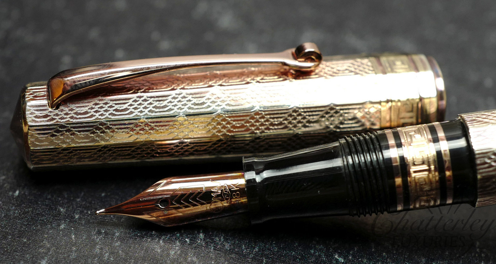 Omas Old Style Mini Paragon Rose Gold Vermeil Prototype Fountain Pen
