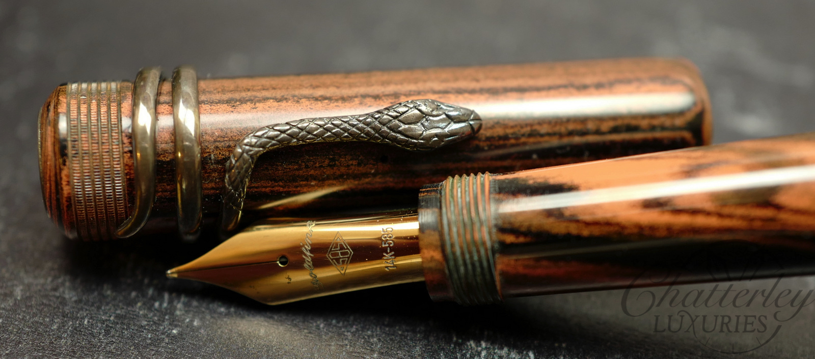CusTom (Tom Westerich) Ebonite Oversized Fountain Pen - Image 8