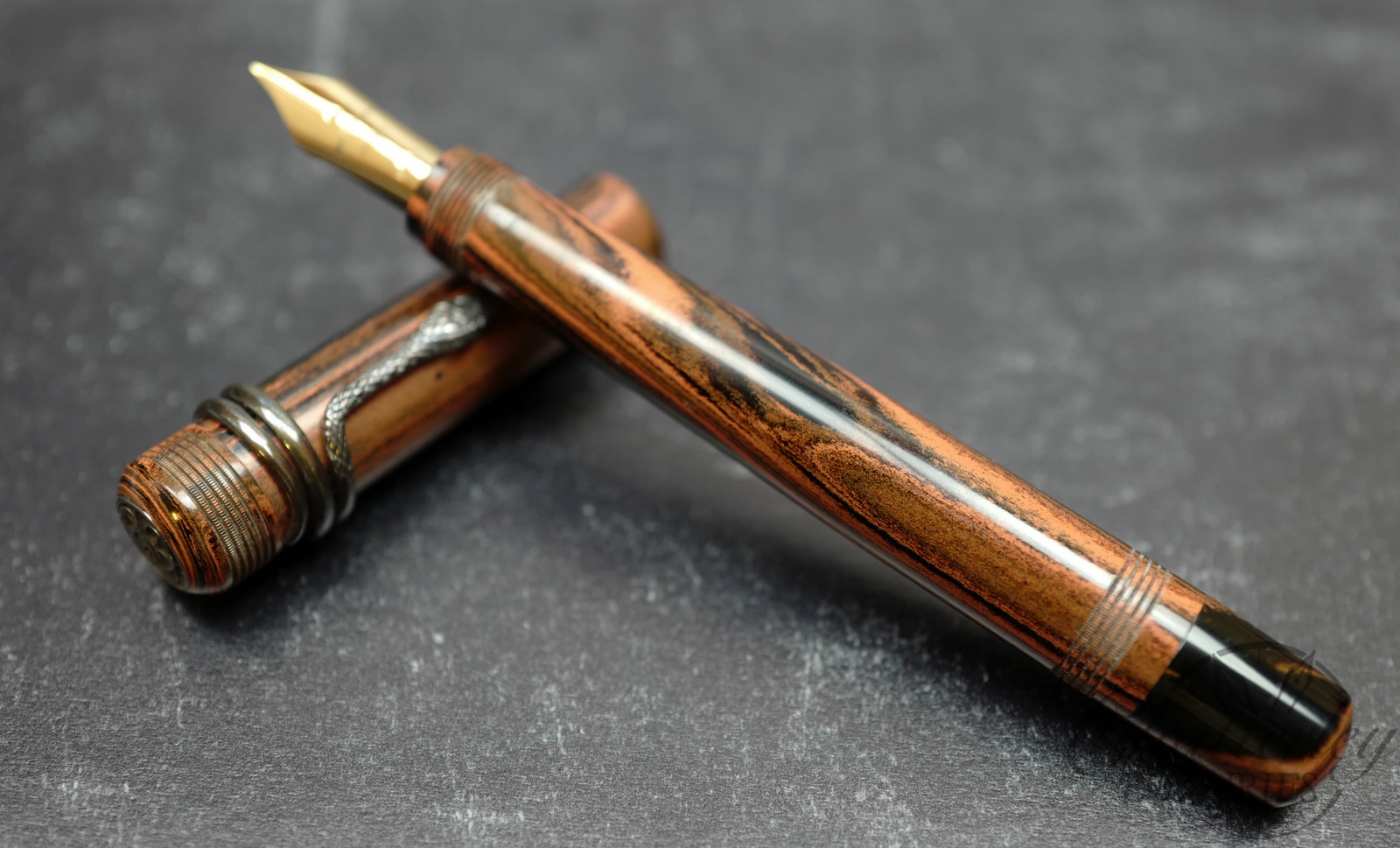CusTom (Tom Westerich) Ebonite Oversized Fountain Pen - Image 4