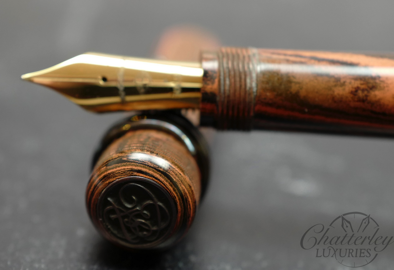 CusTom (Tom Westerich) Ebonite Oversized Fountain Pen - Image 3