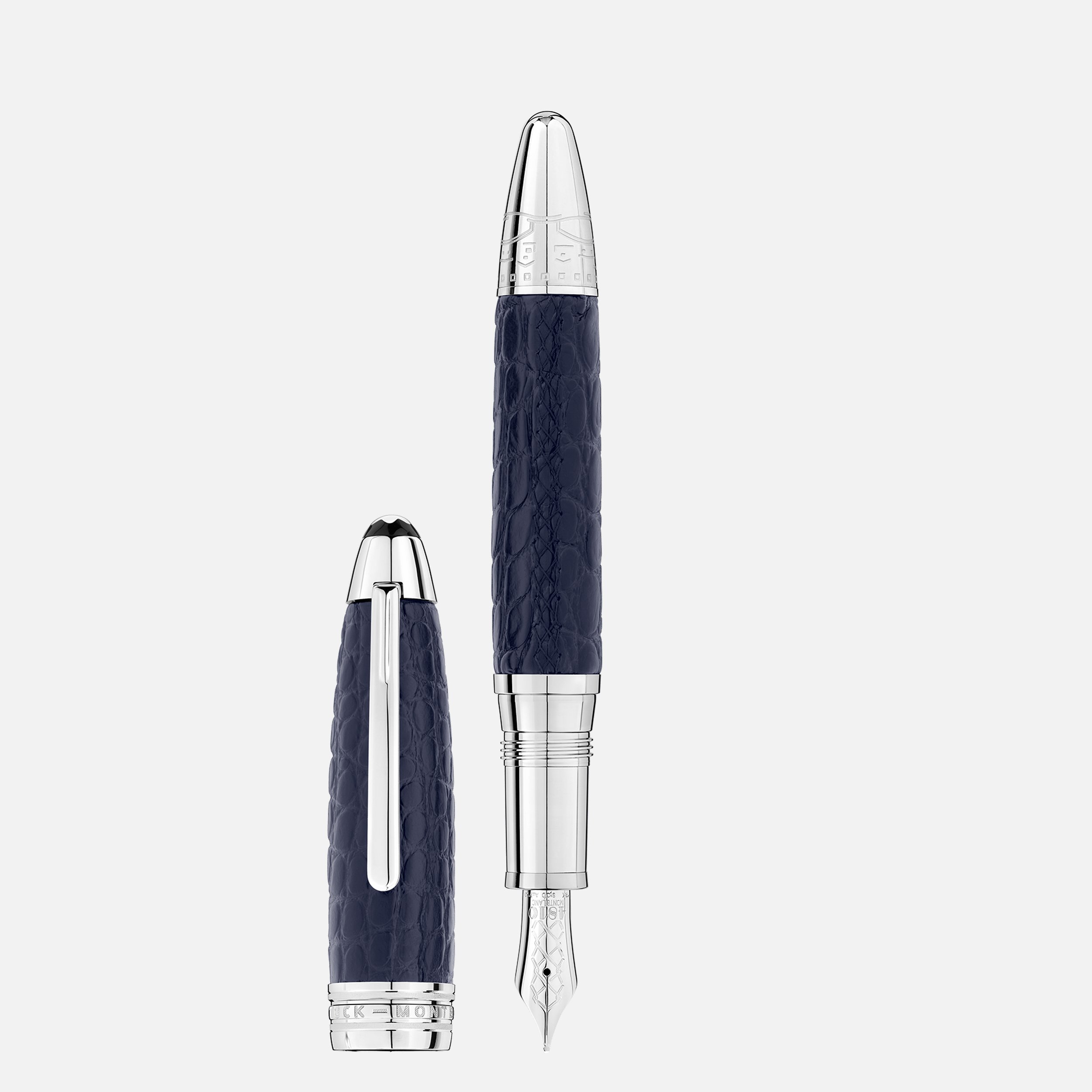 Montblanc Great Masters for Meisterstuck Exotic Leather Blue Alligator Fountain Pen