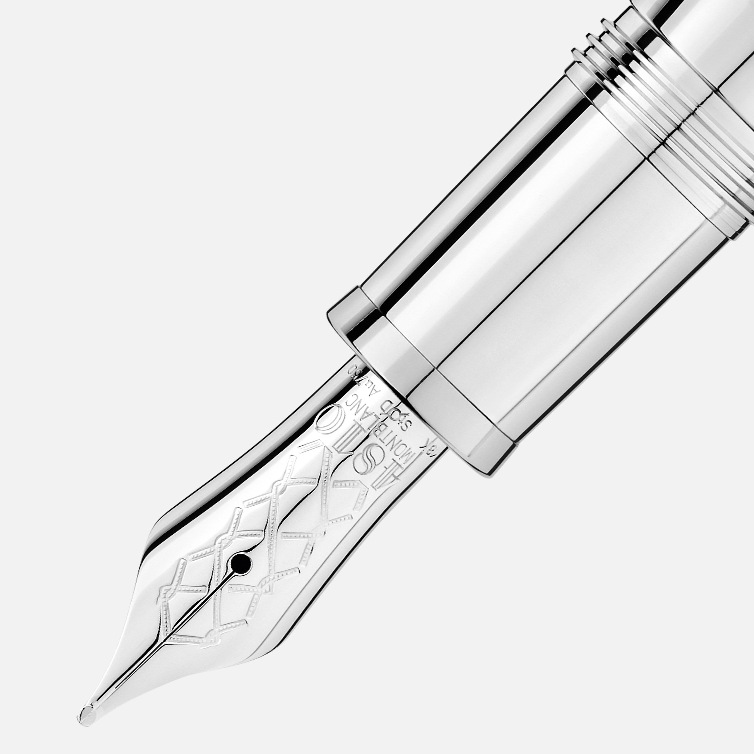 Montblanc Great Masters for Meisterstuck Exotic Leather Blue Alligator Fountain Pen - Image 3