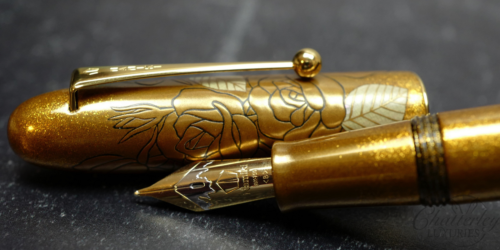 Namiki by Pilot Yukari Royale Golden Rose Limited Edition Fountain Pen
